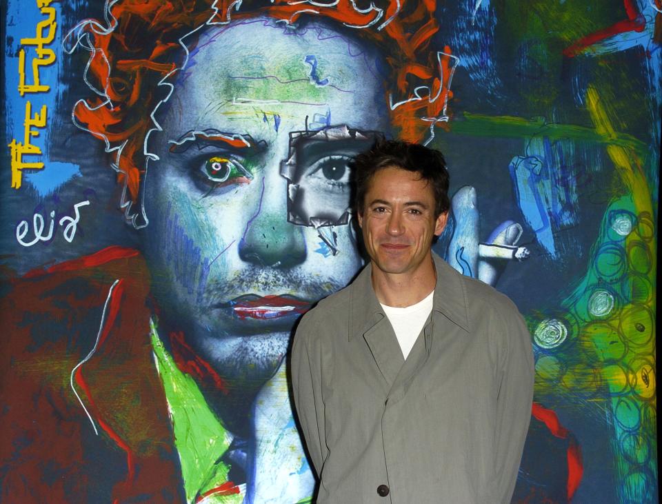 Robert Downey Jr. during Robert Downey Jr. In-Store Signing his Debut CD "The Futurist" at Virgin Megastore in Los Angeles, California, United States.