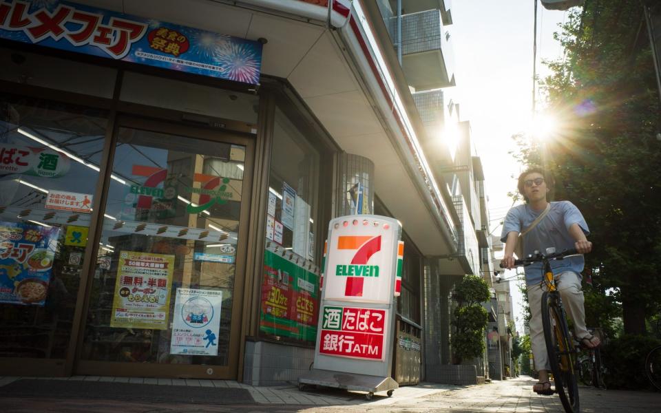 A 7-Eleven convenience store in Tokyo, Japan