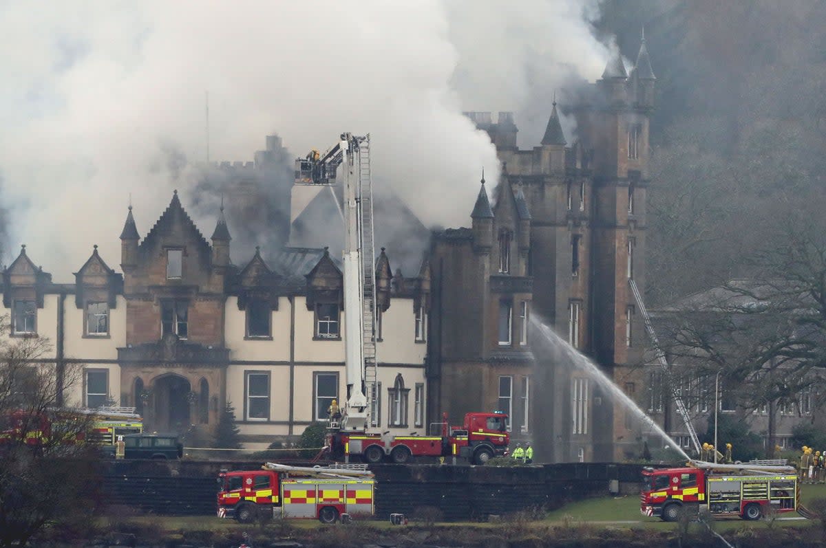 Two men died in the blaze at the Cameron House Hotel (Andrew Milligan/PA) (PA Archive)