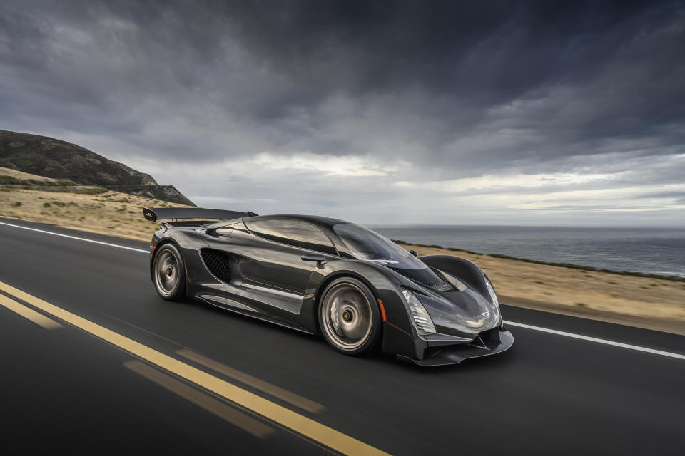 Czinger 21C hybrid supercar bound for Geneva. 