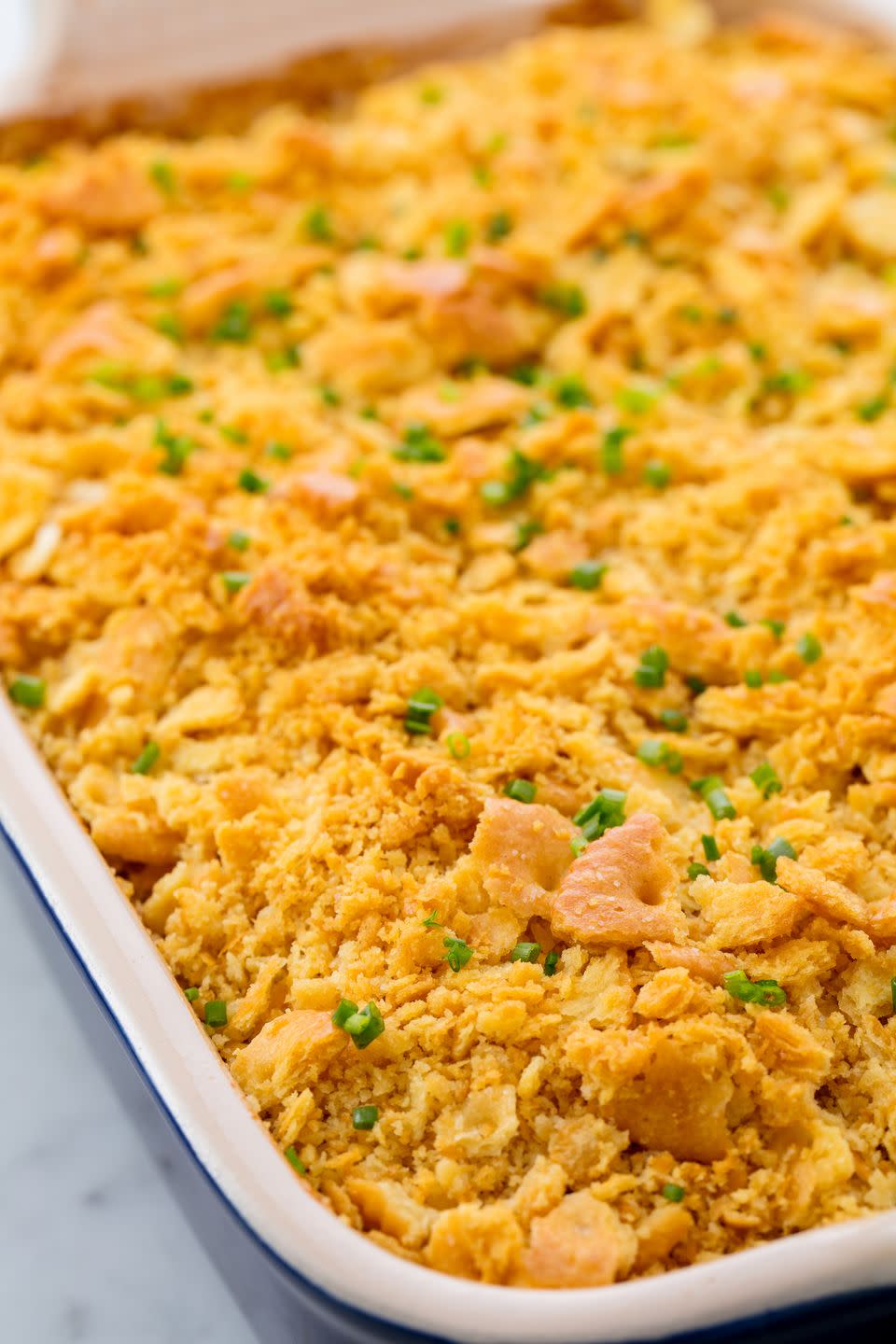 <p>Don't be fooled by the veggies—this casserole is full of sour cream, mayonnaise, Parmesan, and cheddar cheese and topped with Ritz crackers, so it's RICH.</p><p>Get the <strong><a href="https://www.delish.com/cooking/recipe-ideas/recipes/a55216/easy-yellow-squash-casserole-recipe/" rel="nofollow noopener" target="_blank" data-ylk="slk:Squash Casserole recipe;elm:context_link;itc:0;sec:content-canvas" class="link ">Squash Casserole recipe</a>.</strong></p>