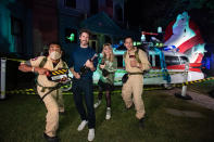 <p>proving they ain't afraid of no ghosts at Freeform's 2021 Halloween Road event in celebration of "31 Nights of Halloween" in L.A. on Oct. 1.</p>