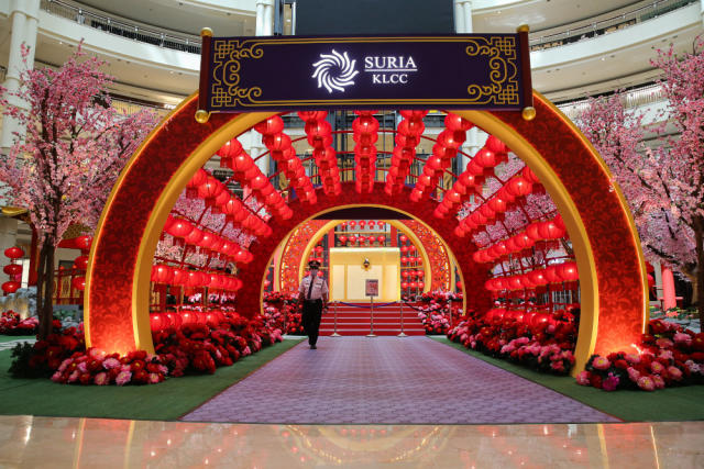 Chinese New Year decor at Klang Valley malls in full bloom despite MCO