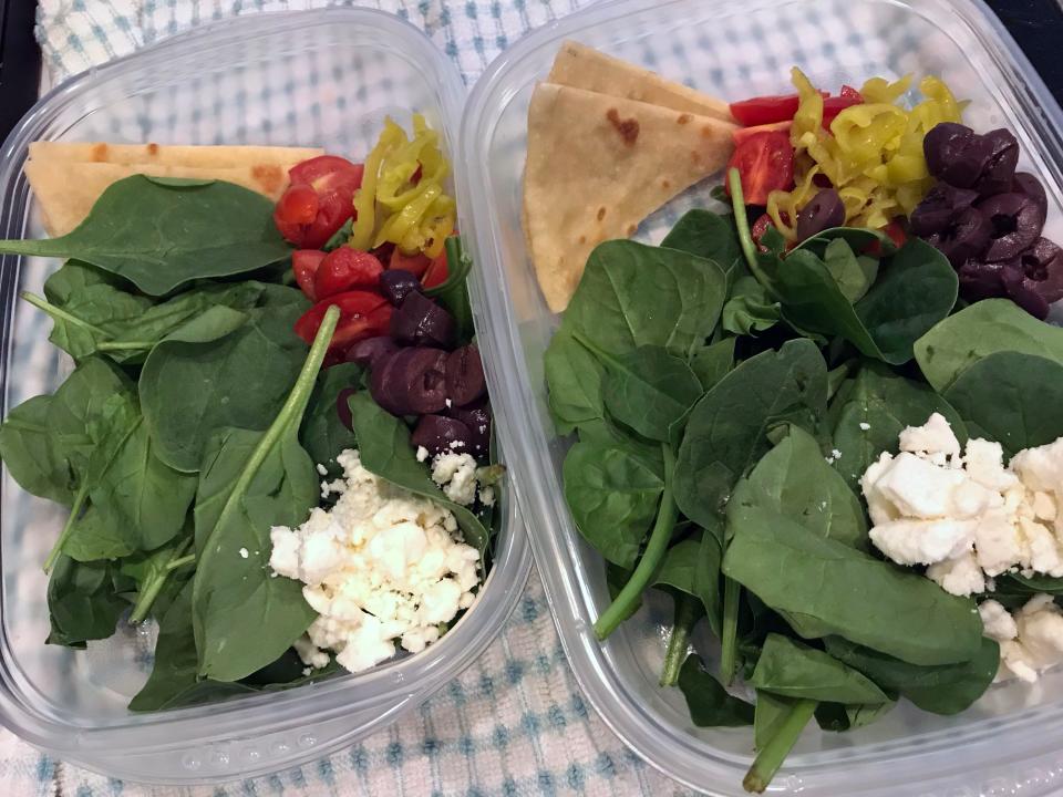 week 3 Greek salads