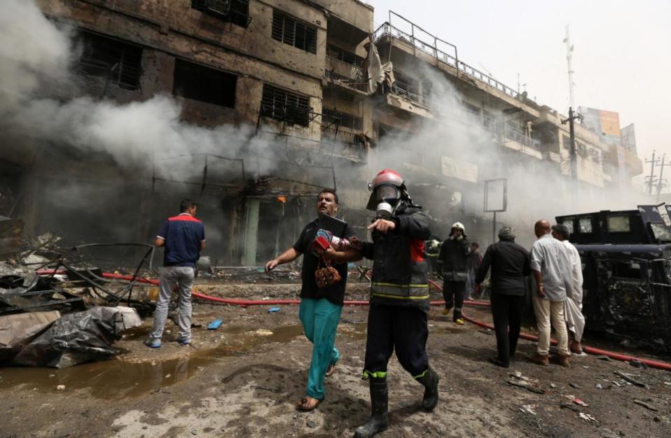 ISIS claims deadly suicide bombings in Baghdad area