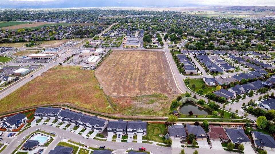 The Ada County Commission rejected an effort to rezone this 25-acre tract of land in Southwest Boise, at Five Mile and Lake Hazel Road.