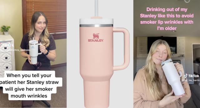 Can Stanley tumblers cause smoker's wrinkles? An expert weighs in