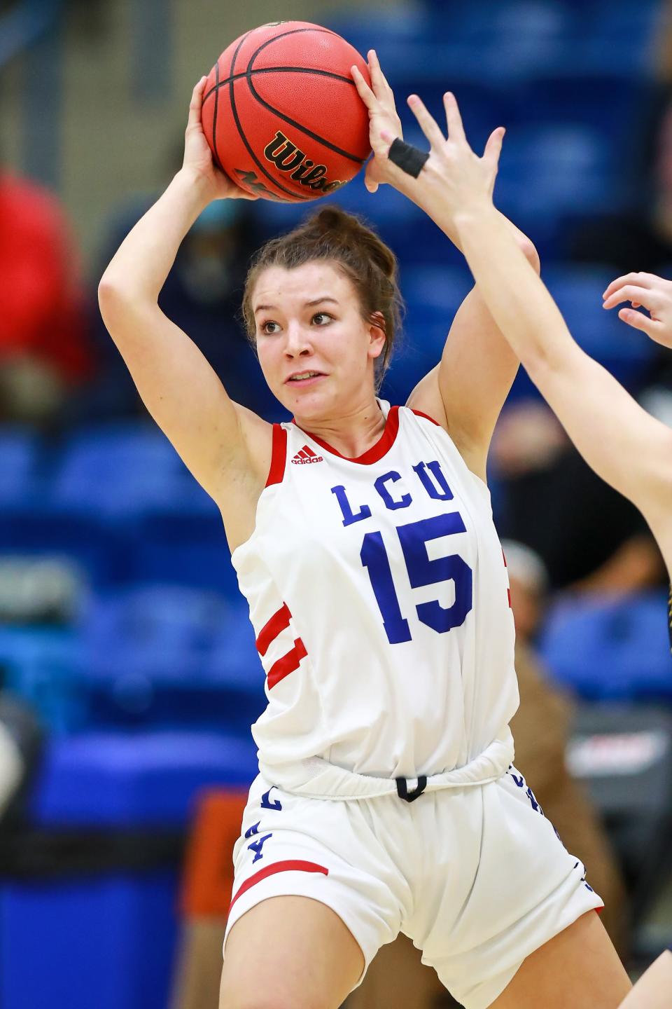 Junior guard Shaylee Stovall and Lubbock Christian University basketball teams host St. Edward's on Thursday and St. Mary's on Saturday in Lone Star Conference games at the Rip Griffin Center.