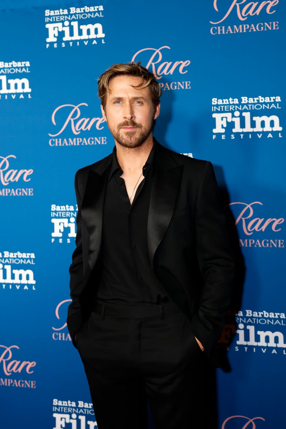 Ryan Gosling attends the 39th Annual Santa Barbara International Film Festival: 16th Annual Kirk Douglas Award for Excellence In Film honoring Ryan Gosling at Ritz-Carlton Bacara Resort & Spa on January 13, 2024 in Santa Barbara, California.