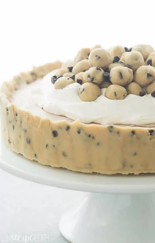 Easy | Dessert: No-Bake Cookie Dough Ice Cream Cake