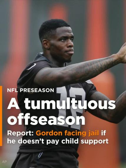 Josh Gordon facing jail time if he doesn't pay child support, per report