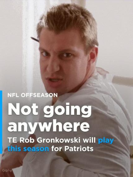 Gronkowski to play this season