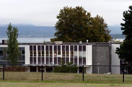 West Point Grey Academy, a private school where Canada's PM Trudeau once taught, is seen in Vancouver