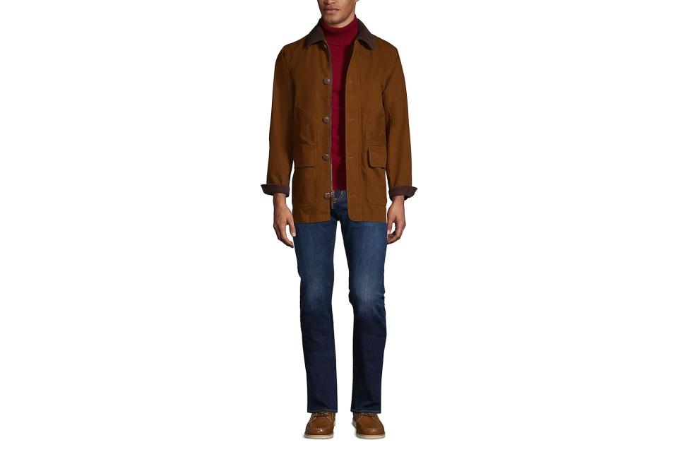 Lands' End barn coat (was $150, 60% off with code "YAMS")