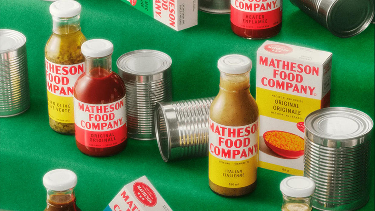  Matheson Food Company packaging. 