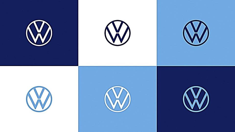 告別柴油排放醜聞，VOLKSWAGEN福斯集團推出坐新logo打造新形象