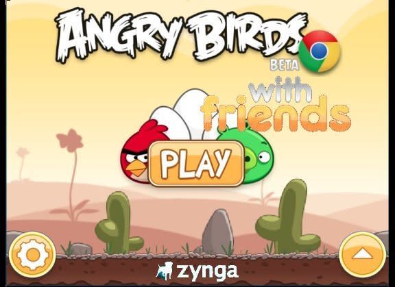 Alternate every other bird you fling with a friend in the slowest iPhone game of all time.  