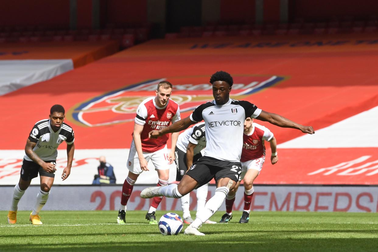 Josh Maja fires home from the spot (AP)