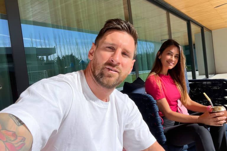 La foto que publicó Lionel Messi con Antonela Roccuzzo