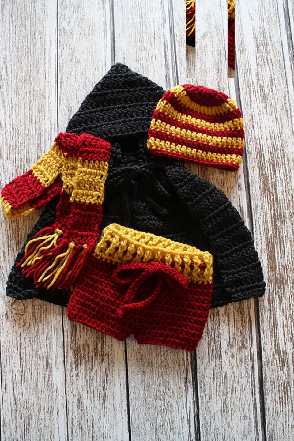 Crocheted Baby Harry Potter Costume