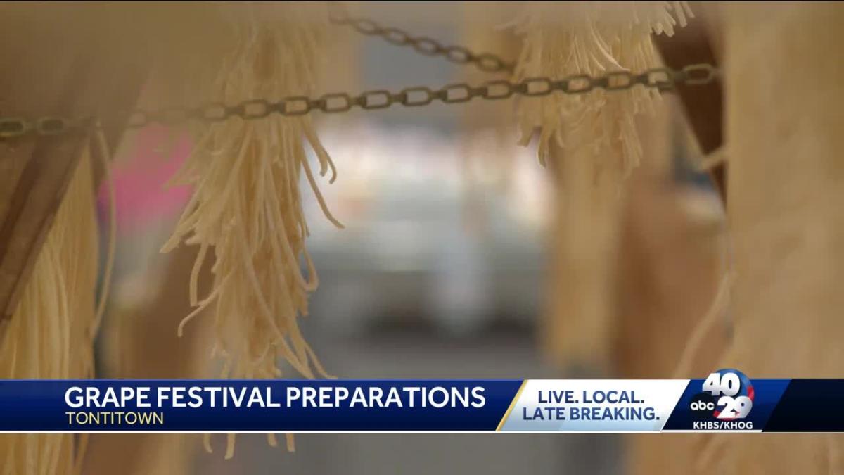 Tontitown prepares pasta for the grape festival