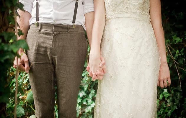 The couple gave their guests a fright! Photo: Getty