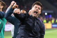 Mauricio Pochettino goes for it after Tottenham's win