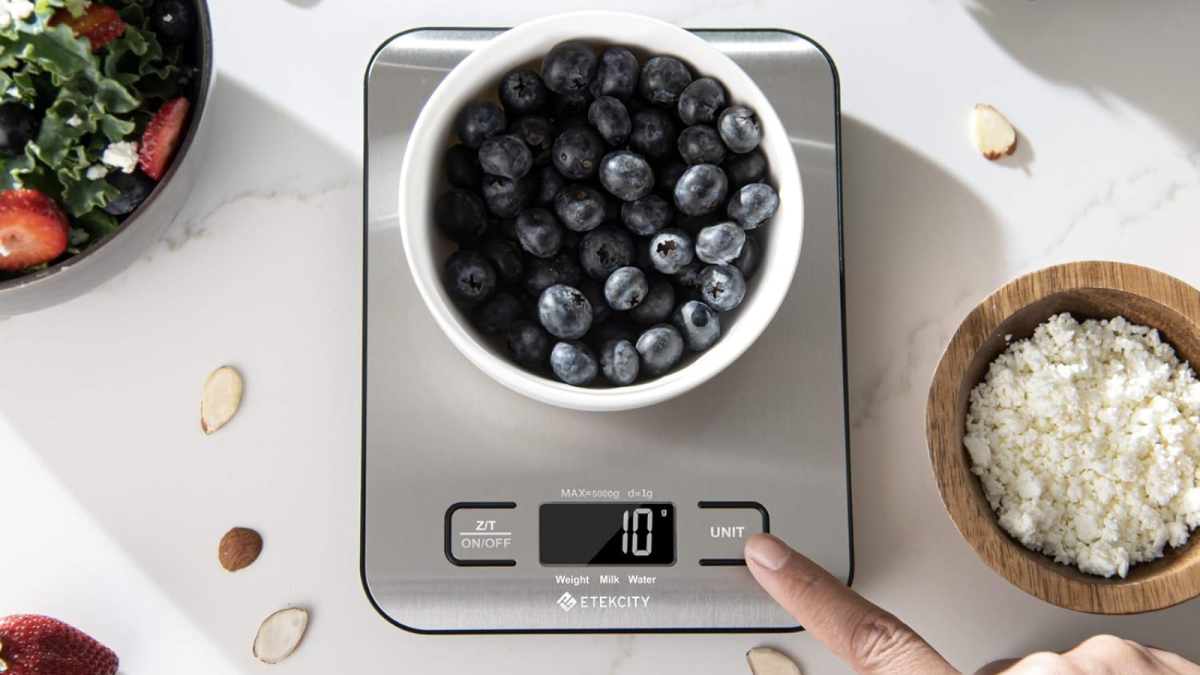 The Etekcity Food Scale is on sale at Amazon