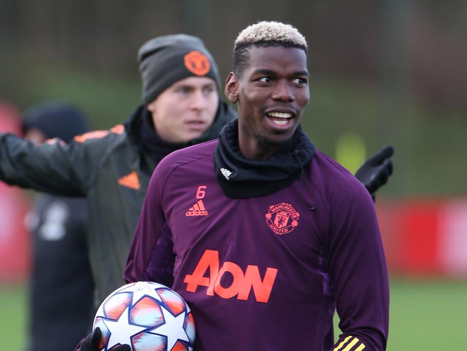 Manchester United midfielder Paul Pogba (Manchester United via Getty Images)