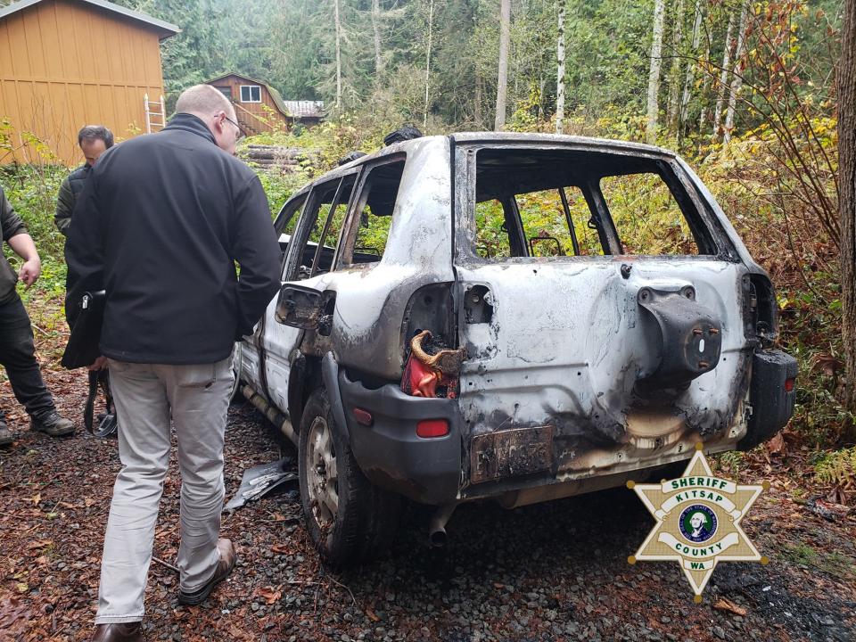 Kitsap County Sheriff's Office investigators responded to a fire on Burkes Lane in North Kitsap Wednesday.