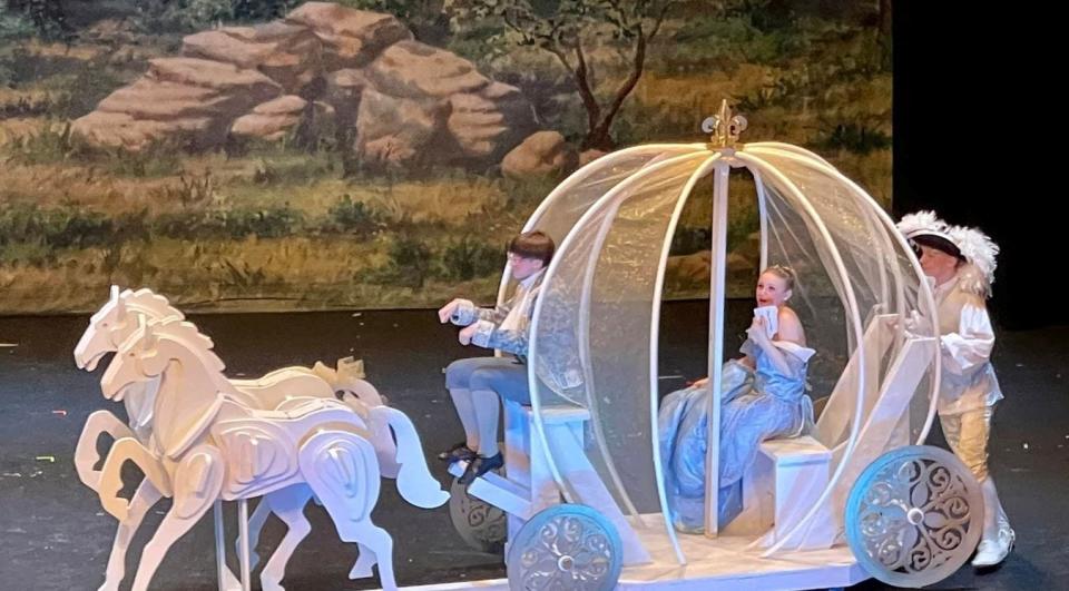 Thor Hanson received a special Father's Day gift after helping bring his daughter's school production of "Cinderella" to life.