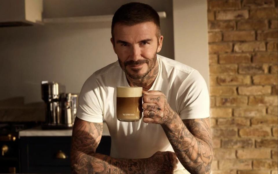 David Beckham who has built a multi-million-pound empire out of endorsements