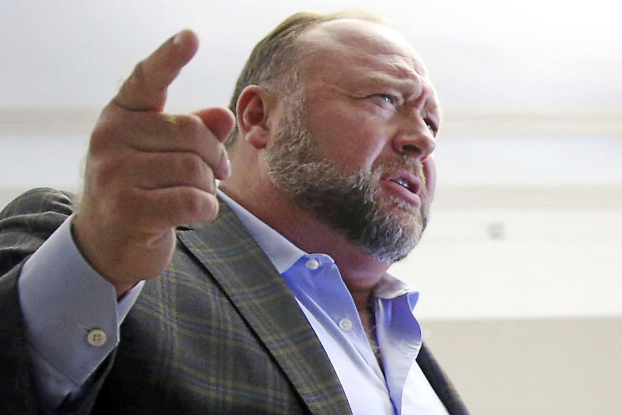 Alex Jones (Briana Sanchez / Pool / Austin American-Statesman via AP file)