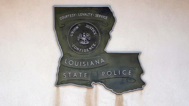 PHOTO: A Louisiana State Police sign marks the headquarters of Louisiana State Police Troop F in Monroe, La., Aug. 4, 2021. (Rogelio V. Solis/AP, FILE)