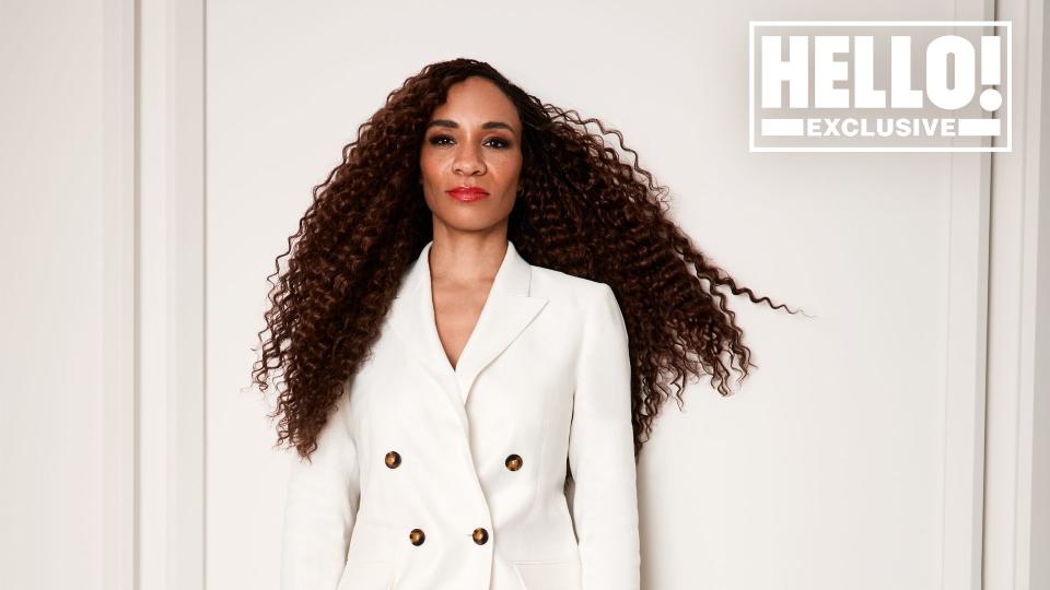 Michelle Ackerley poses for HELLO! shoot