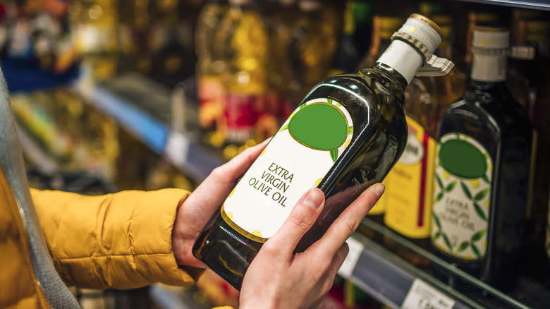 buying olive oil store