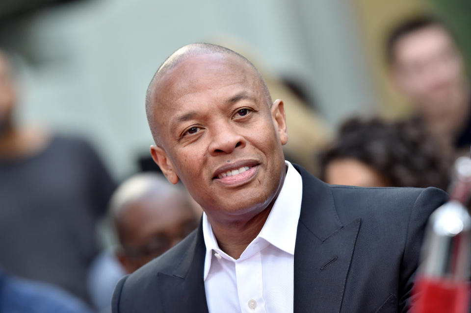 Dr. Dre, seen here in 2018, has reportedly been rushed to the hospital after suffering a brain aneurysm.