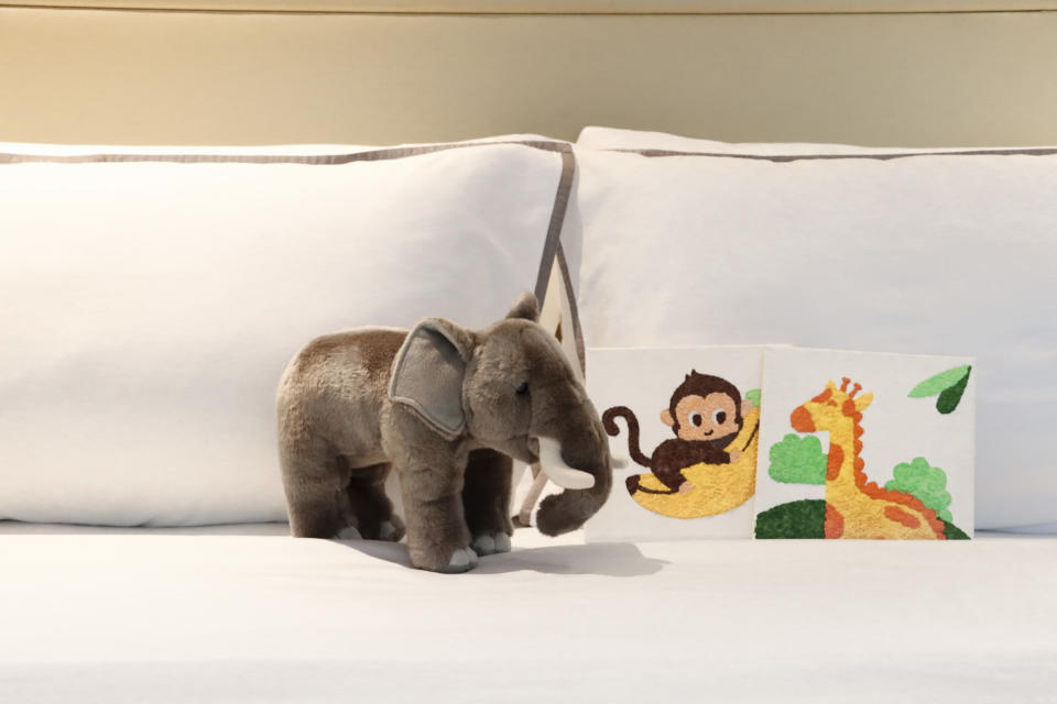 Bring home the elephant plushie with Westin Family Zoo-much Fun package. (Photo: Marriott)