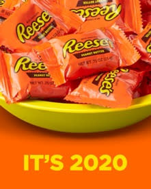 Un anuncio temático de Halloween para Reese's en esta foto sin fecha proporcionada por Hershey's