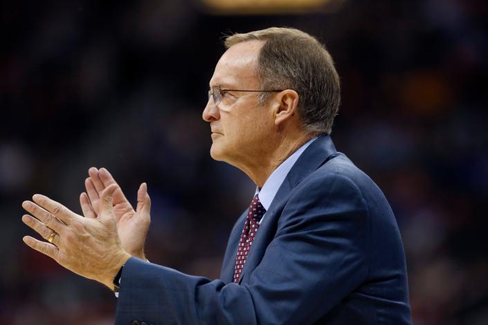Lon Kruger went 195-128 in 10 seasons as OU men's basketball coach. He went 674-432 in his 35-year career, taking five schools to the NCAA Tournament.