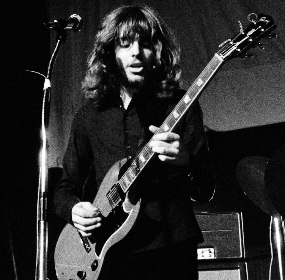 Peter Frampton performs onstage with Humble Pie in Copenhagen, Denmark in 1970