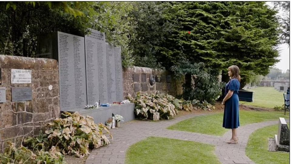 The presenter recently visited the Lockerbie Gardens of Remembrance at Dryfesdale Cemetery (ITV)