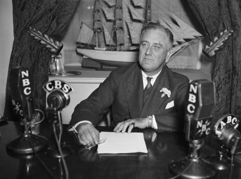 When running for president, Franklin Roosevelt called for a "workable program of reconstruction" to enact new &ldquo;economic rights&rdquo; upon a new &ldquo;economic constitutional order.&rdquo; (Photo: Bettmann via Getty Images)