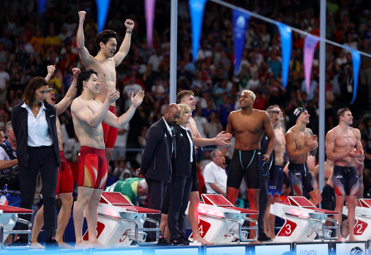 Paris Olympics U.S. streak in 4x100 men's medley ends, team settles