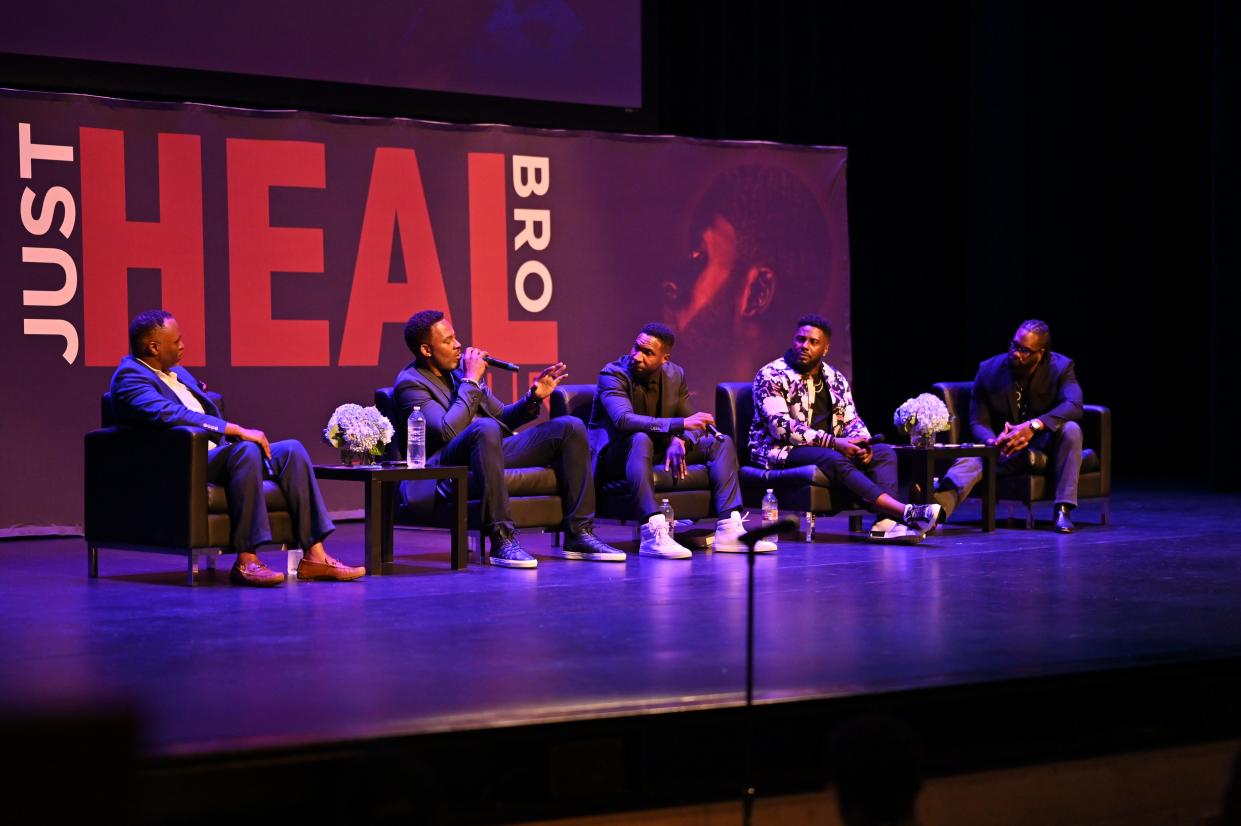 Just Heal, Bro is a national Black male mental health tour coming to Duke Energy Convention Center on Thursday, Feb. 1.