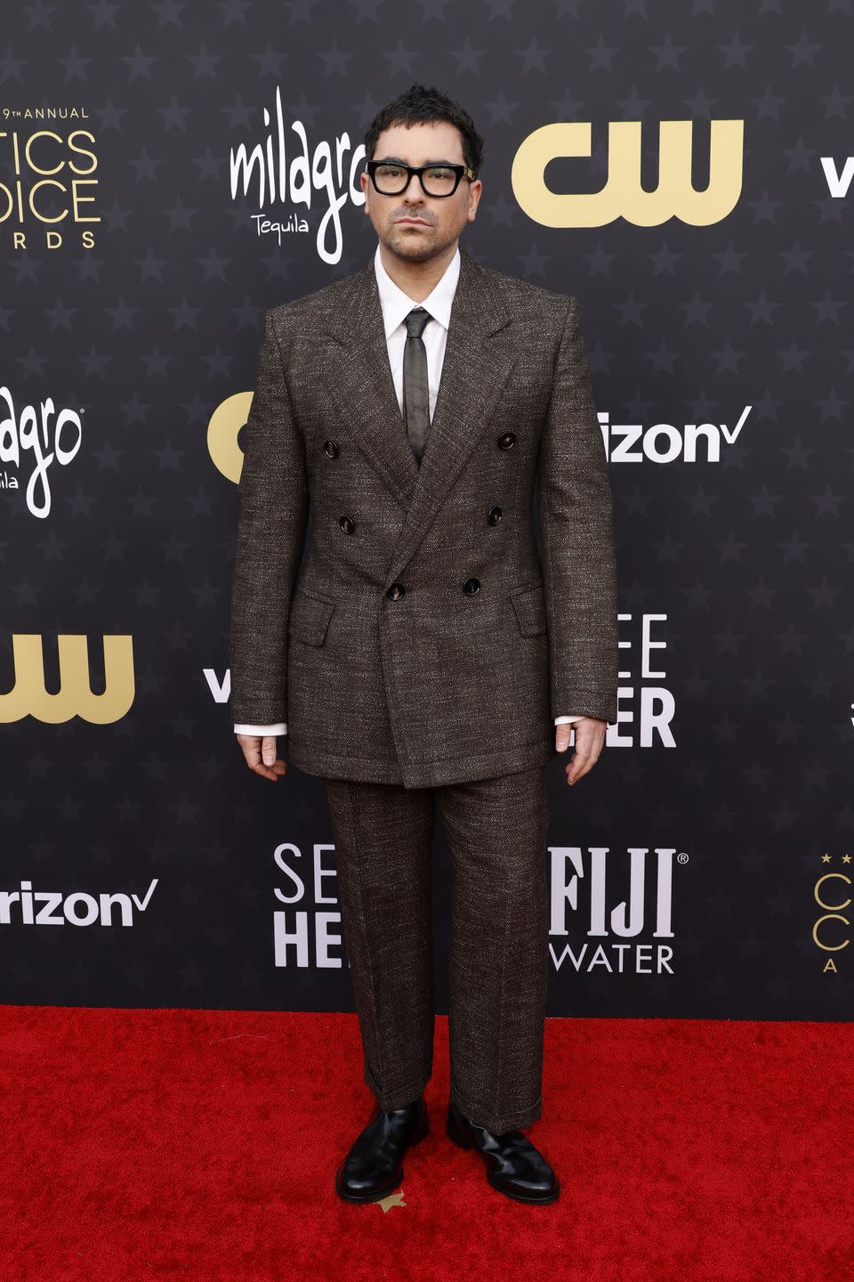 santa monica, california january 14 dan levy attends the 29th annual critics choice awards at barker hangar on january 14, 2024 in santa monica, california photo by frazer harrisongetty images