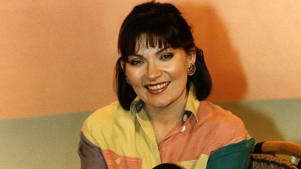 Lorraine Kelly TV Presenter at the TV AM studio