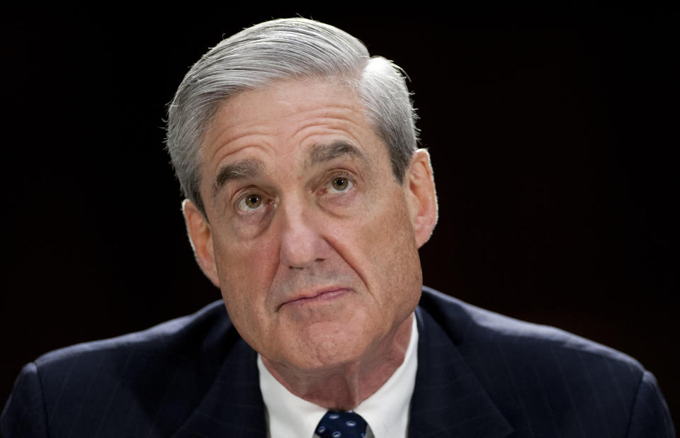 Then–FBI Director Robert Mueller testifies before the U.S. Senate Judiciary Subcommittee on Oversight in Washington, D.C., on June 19, 2013.