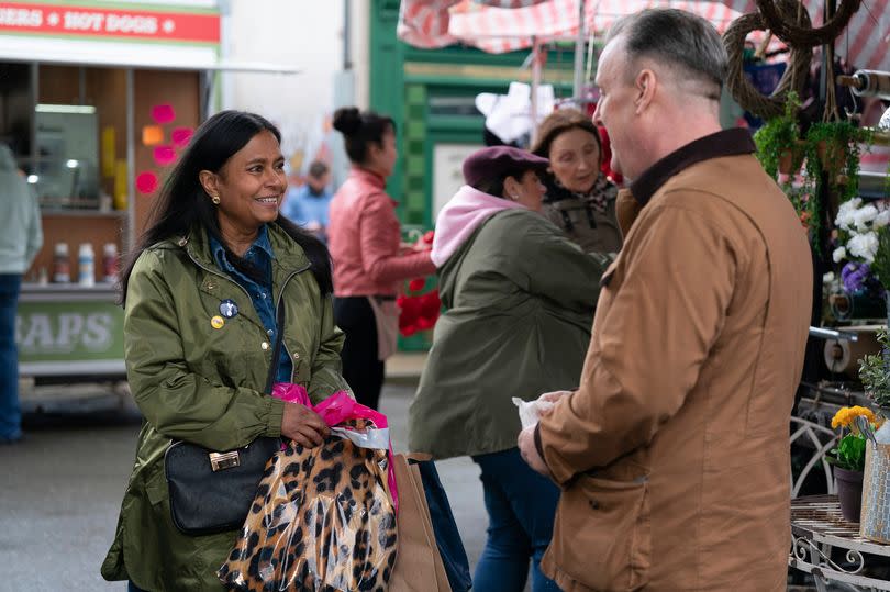 Maya Houssain and Harvey Monroe