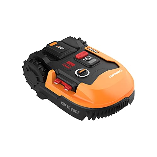 Worx Landroid M 20V Robotic Lawn Mower 1/4 Acre / 10,890 Sq. Ft Power Share- WR147 (Battery & C…